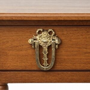 Vintage Ornate Brass Drawer Pull Drop Handle Antique Style Cabinet Hardware